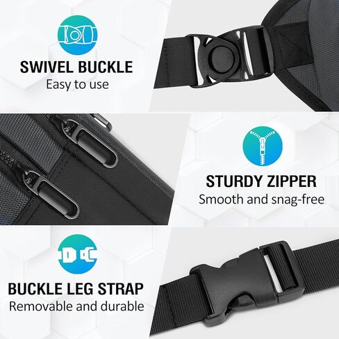 Drop Leg Bag for Men Women Waterproof Durable Motorcycle Leg Bag Outdoor Tactical Thigh Bag with Leg Strap Drop Leg Pouch Fanny Pack for Hiking Climbing Cycling Fishing in Kuwait