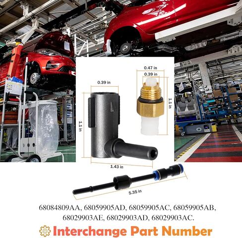 Air Suspension Strut Elbow Fitting Repair Kit, Connector Plug, Fit for Jeep Grand Cherokee 2011-2021 Replace#：68029903AC, 68029903AD, 68029903AE in Saudi Arabia