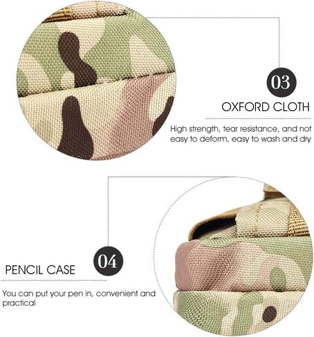 Military Waist Packs Waterproof Hiking Waist Packs Tactical Waist Pack Oxford Cloth Pouch Outdoor Waist Bag Travel (#7) in Saudi Arabia
