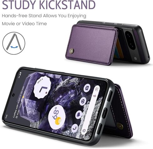 Kowauri for Google Pixel 8 Case, PU Leather Wallet Case for Women Men with RFID Blocking Card Holder Slot Magnetic Closure Shockproof Protective Phone Cover for Google Pixel 8 (Teal) in Kuwait