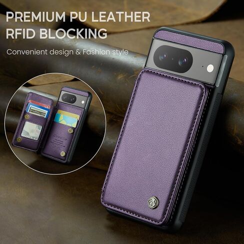 Kowauri for Google Pixel 8 Case, PU Leather Wallet Case for Women Men with RFID Blocking Card Holder Slot Magnetic Closure Shockproof Protective Phone Cover for Google Pixel 8 (Teal) in Kuwait