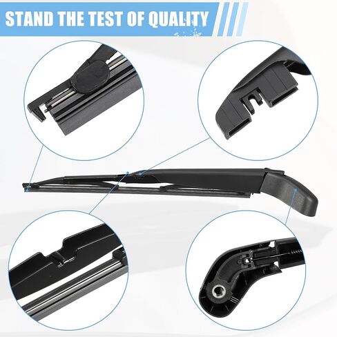ACROPIX Rear Windshield Wiper Blade Arm Replacement Set OEM Quality Fit for Volvo V50 2004-2012 - Pack of 2 in Saudi Arabia
