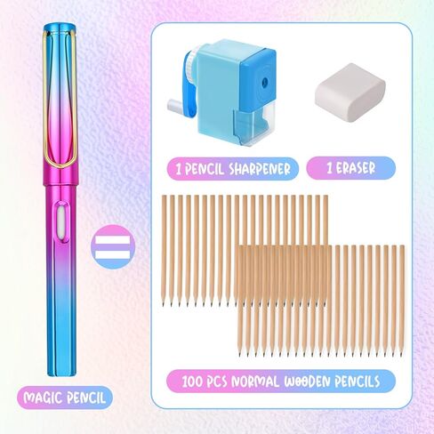 12 حزمة من أقلام الرصاص الأبدية بدون حبر قلم رصاص إنفينيتي مع ممحاة للمكتب (12 قلم رصاص + 12 ممحاة + 12 طرف) in Kuwait