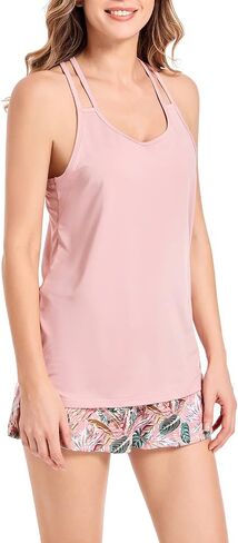 CHUNG Women Camisole Top Shorts Bottom Pajamas Set Loungewear Sleepwear Tank Cross Back Fitness Fashion in Saudi Arabia