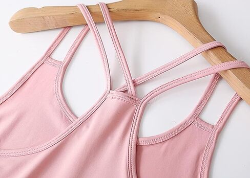 CHUNG Women Camisole Top Shorts Bottom Pajamas Set Loungewear Sleepwear Tank Cross Back Fitness Fashion in Saudi Arabia