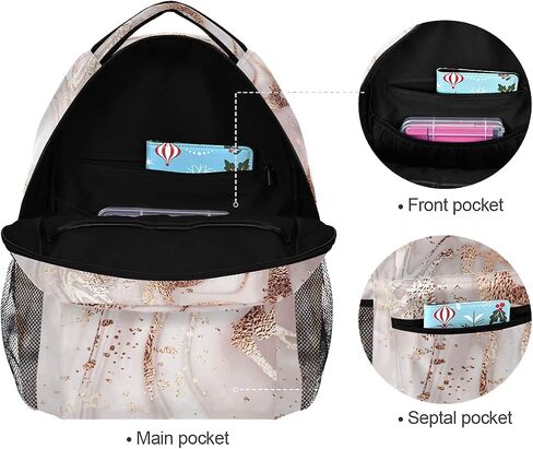 xigua Blue Butterfly Backpacks Waterproof Laptop Casual Daypack Tablet Travel Backpack School Bag with Multiple Pockets in Saudi Arabia