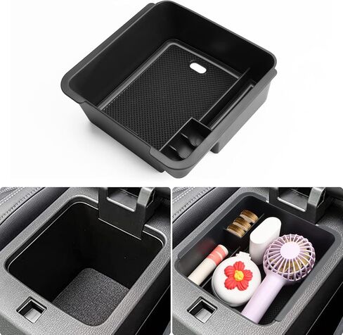 صينية تنظيم وحدة التحكم المركزية من MARCHFA متوافقة مع 2022 2023 2024 ملحقات Mitsubishi Outlander صندوق مسند الذراع ومقسم صينية التخزين الثانوية in Kuwait