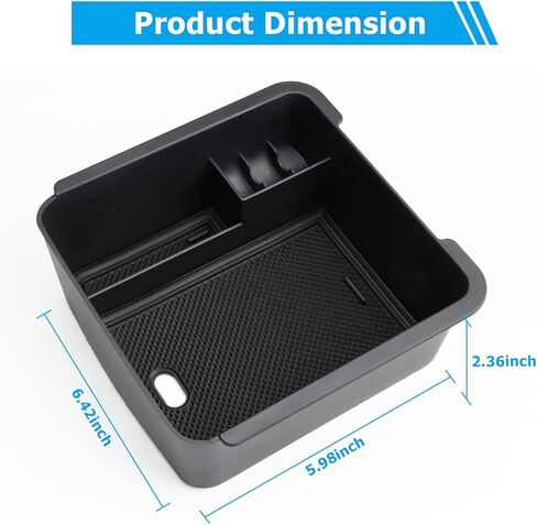 صينية تنظيم وحدة التحكم المركزية من MARCHFA متوافقة مع 2022 2023 2024 ملحقات Mitsubishi Outlander صندوق مسند الذراع ومقسم صينية التخزين الثانوية in Kuwait