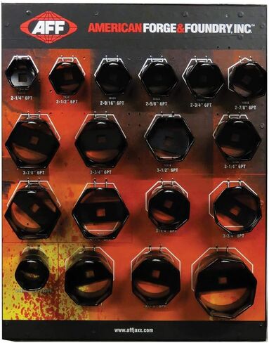 AFF Axel Nut Socket Display, 6 and 8 pt, 18500P in Saudi Arabia