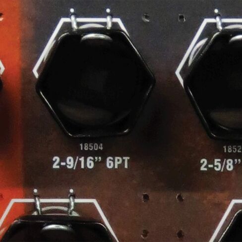 AFF Axel Nut Socket Display, 6 and 8 pt, 18500P in Saudi Arabia