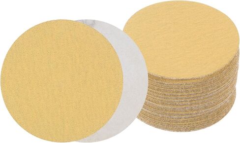 30pcs No Hole Sanding Discs- [ 3 Inch 320 Grit ] Round Hook and Loop Grip Sanding Pads Sheet for Wood Metal Polishing Use| Aluminum Oxide & Zirconium Oxide Sandpaper in Saudi Arabia