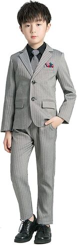 Boy 4 Pieces Slim Fit Dresswear Formal Suit Set in Saudi Arabia