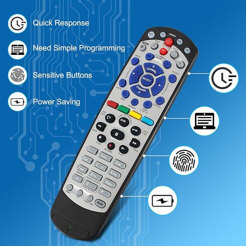 New IR Remote Control for Dish Network 20.1 IR Satellite Receiver TV DVD VCR in Kuwait