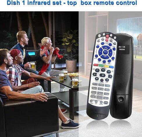 New IR Remote Control for Dish Network 20.1 IR Satellite Receiver TV DVD VCR in Kuwait
