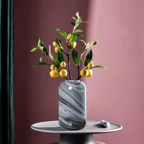 Glass Flower Vase, Hand Blown Glass Vase, Decorative Glass Vase for Home Decor,Modern Floral Vase for Living Room, Centerpieces, Tabletop, Wedding in Saudi Arabia