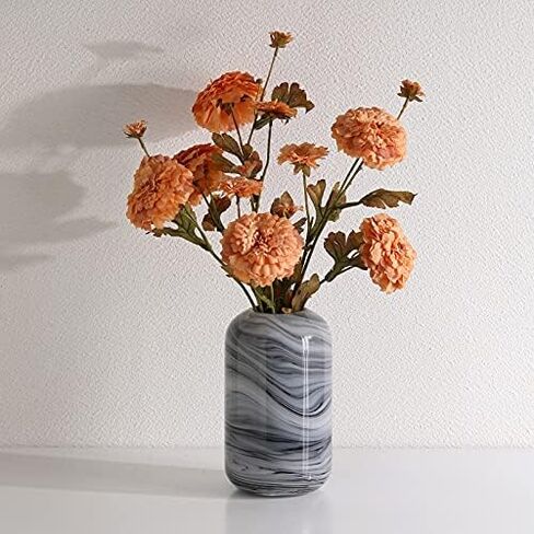 Glass Flower Vase, Hand Blown Glass Vase, Decorative Glass Vase for Home Decor,Modern Floral Vase for Living Room, Centerpieces, Tabletop, Wedding in Saudi Arabia