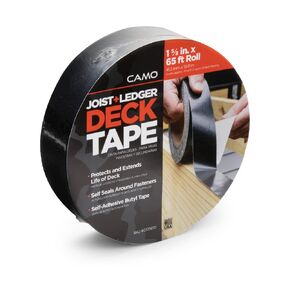 Camo Deck Joist and Ledger Tape, 6" x 65’, Butyl Flashing Tape 0375060