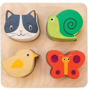 Tender Leaf Toys - Sensory Trays - Baby Blocks, Shape Sorter, STEM Learning Shape Identification Sorting Game Toy for Kids 18 Month + (Touch Sensory Trays)