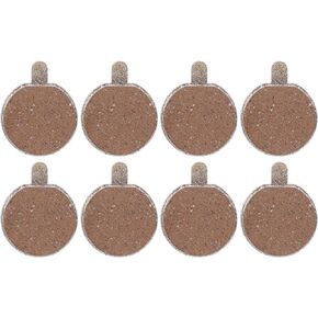 Keenso Disc Brake Pad, 4Pair 10in Electric Scooter Disc Brake Universal Brake Pad Accessory Copper Based Metal & Parts