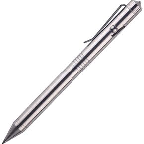 SMOOTHERPRO Bolt Action Pen Decent Stainless Steel Compatible with Pilot G2 Refill Durable Stainless Steel Clip for EDC Pocket Design (SSG050)