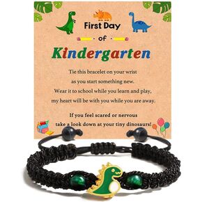 First Day Of School Gifts For Daughter Son, Handmade Braided Bracelet Back To School Gifts For Mommy And Me