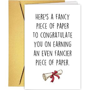 Adventure Graduation Card for Him Her, Grad Card for Boy Girl, Congratulations Card for New Graduate, and So The Adventure Begins