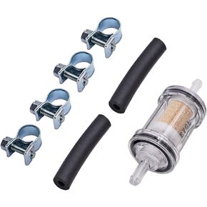 Parking Heater Diesel Fuel Filter Kit with Hose & Clamp Bronze Filter Element Compatible with Webasto Eberspacher Parking Heater