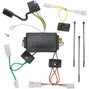 Tekonsha 118458 T-One® T-Connector Harness, 4-Way Flat, w/Circuit Protected Converter, Compatable with 2003-2008 Pontiac Vibe, Black