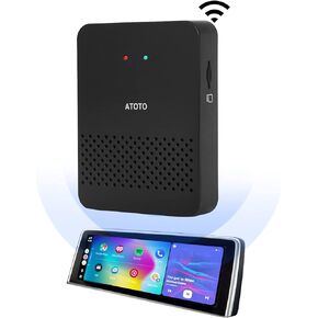 ATOTO AD3AA-BK Wireless Android Auto Adapter, Convert Wired to Wireless for Factory Wired Android Auto or Aftermarket Head Unit, Compatible with Toyota/Nissan/Honda/Ford/Audi/Benz, Online Update