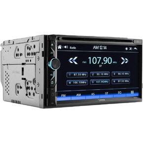 DS18 DDX6.9 Car Stereo Radio 6x9 inches Touchscreen Double Din Headunit with DVD, Bluetooth, USB and mirrorlink for iOS & Android AUX/USB/SD/AM/FM Multimedia Receiver