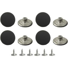 30 Sets 20mm Vintage Brass Jeans Button Replacement Suspender Button for DIY Craft (Antique Bronze)