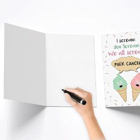 Funny Cancer Card for Her, Cancer Encouragement Card for Women, Get Well Soon Card, Cancer Gift, Cancer Slaying Warrior Card