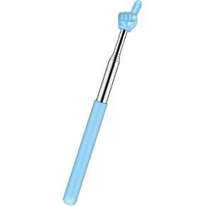 مؤشر معلم قابل للسحب لقراءة الأطفال في الفصل الدراسي، عصا مؤشر إصبع دوميرو قابلة للتمديد للمدرسة، عصا توجيه إصبع قابلة للطي، مؤشر يد تلسكوبي طويل، أصفر in Kuwait