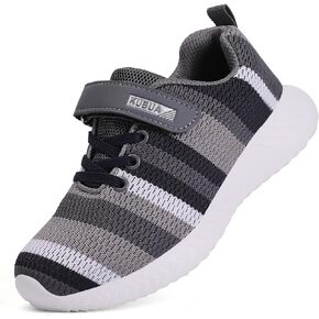 KUBUA Kids Sneakers Boys Tennis Lightweight Breathable Athletic Girls Running Shoes for Toddler