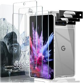 [ 3 Pack for LG Velvet 5G Screen Protector Tempered Glass 9H Hardness HD Clear Scratch Resistant Bubble Free Anti-Fingerprints