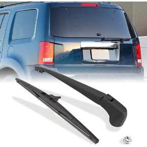 Rear Windshield Wiper Arm Blade Assembly Kit Compatible with 2016-2021 Honda Pilot Rear Window Wiper, Replacement 76720TG7A01, 76730TZ5A01, 76622TZ5A01, 76720-TG7-A01