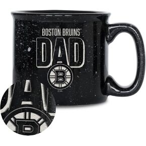 Rico Industries NHL Hockey Dad 12oz Laser Engraved Campfire Mug