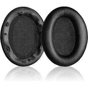 Replacement Ear Pads for Sony WH-1000XM3 (WH1000XM3) Over-Ear Headphones, Headphones Ear Cushions, Headset Earpads, Ear Cups Cover-Black