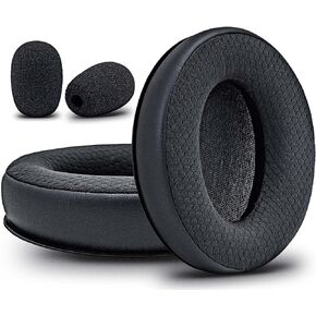 Revolver Ear Pads for Cloud Revolver/Revolver S Headset I Thicker 1 Inch Enhanced Memory Foam - Hybrid Mesh Upgrade More Comfort by DIMOST
