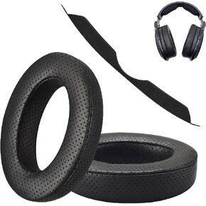 AHG Replacement Ear Pads & Headband Cushion Pad Compatible with Sennheiser Headphones HD600 HD650 HD660S HD 660S2 Massdrop X HD 6XX HD58X Jubilee HD580-Sheepskin Leather & AHG Dual-Layer Foam (Black) in Kuwait