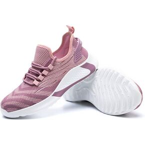 Baobeijiadao Steel Toe Shoes for Men Women Arch Support Non-Slip Comfortable Lightweight Work Safety Shoes Puncture Proof Slip Resistant