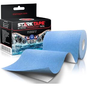 Kinesiology Tape Extra Wide 4" x 16.4' Roll - Designed to Support Athletic Performance, Reduce Muscle Pain. Easy to Use/Apply, Stays on for Several Days – Latex-Free, Waterproof