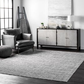 nuLOOM Sherill Abstract Transitional Area Rug, 4x6, Grey