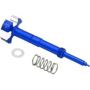 Air Fuel Mixture Screw CNC Adjust Carb FCR Air Screw Compatible with KEIHIN Carburetor Four-Strokes FCR Carbs Motorcross Motorcycle (Red)