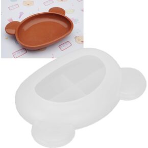 Bear Head Tray Resin Molds, Bear Soap Dish Resin Silicone, Irregular Storage Silicone Molds Jewelry Box Molds for Resin Trinket Container Clips Earrings Holder for DIY Soap Dish Home Decoration