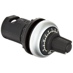 Eaton M22-R4K7 Potentiometer, 22mm Diameter, 4.7ohms Resistance, Silver Bezel