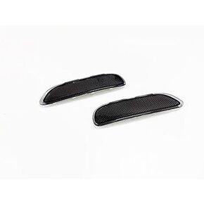 2PC Smoke Front Bumper Side Marker Light Reflector For 1999-2003 BMW E46 3 Series 323ci 325ci 328ci 330ci / 2001-2006 E46 M3 & M3 Convertible