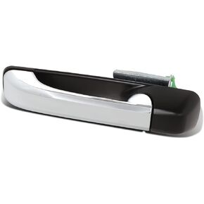 Auto Dynasty Factory Style Rear Door Pull Handle Compatible with Dodge Ram 1500 2500 3500 Pickup 2010-2022, Driver Left Side, Chrome