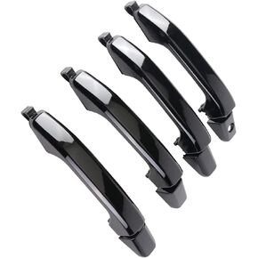 Door Handles Gloss Black Painted 4 PCS for 2014-2019 Silverado Sierra GMC 1500 2500HD 3500HD 22923605 22929464 23236150 22923599 84713668