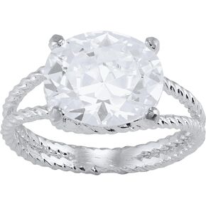 Silpada 'What a Stunner' Cubic Zirconia Ring in Sterling Silver